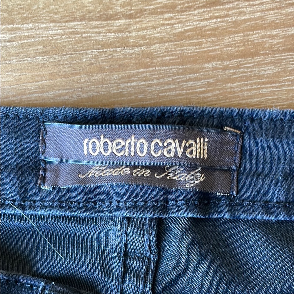 Roberto Cavalli Black Denim Jeans size 0/2